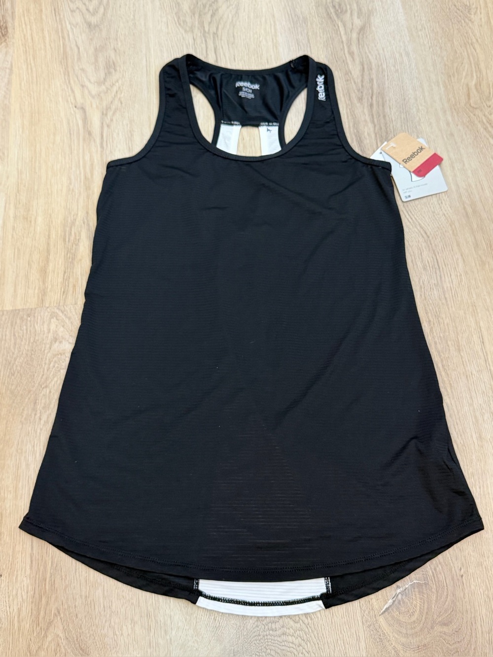 NWT Reebok Slim Fit Black Athletic Tank